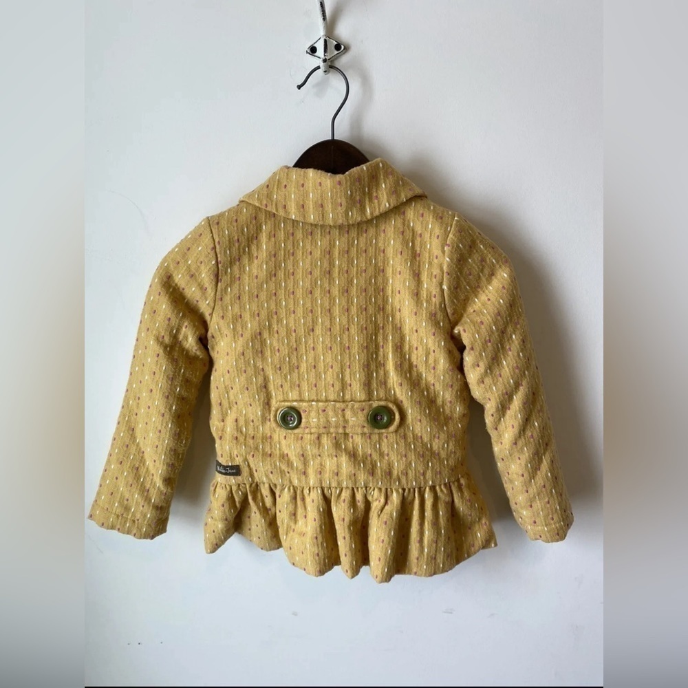 Matilda Jane Girls Yellow Going Easy Jacket Sz 4 - Picture 2 of 10